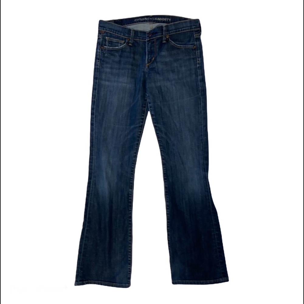 Citizens Of Humanity Distressed Dita Petite Bootcut Jeans